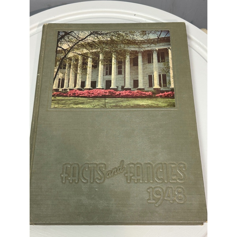 1948 Washington Seminary Yearbook Green Facts Fancies Atlanta Georgia Vintage